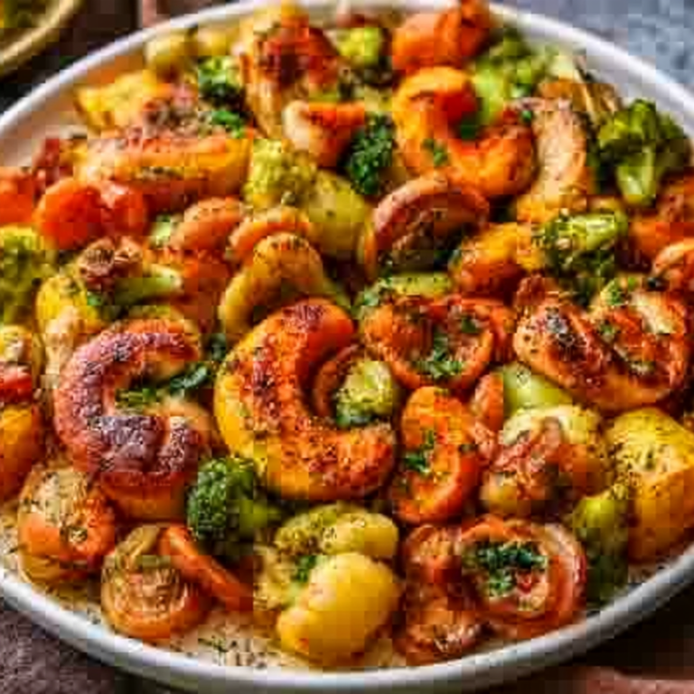 Autumn Chicken Dinner with Roasted Vegetables