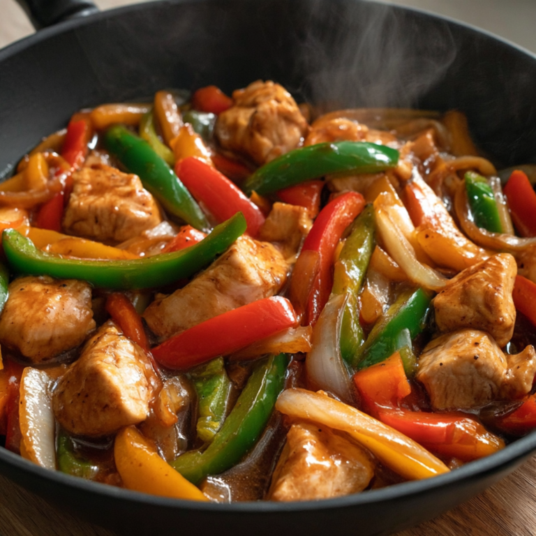 Stir-Fried Chinese Garlic Chicken
