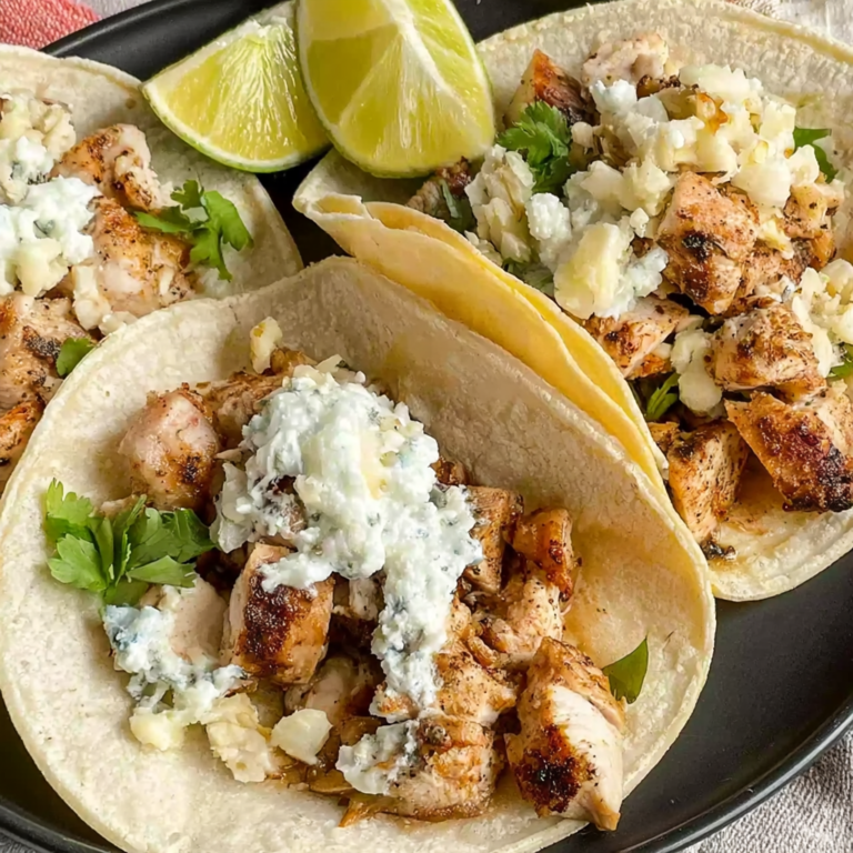 Easy Chicken Street Tacos Recipe