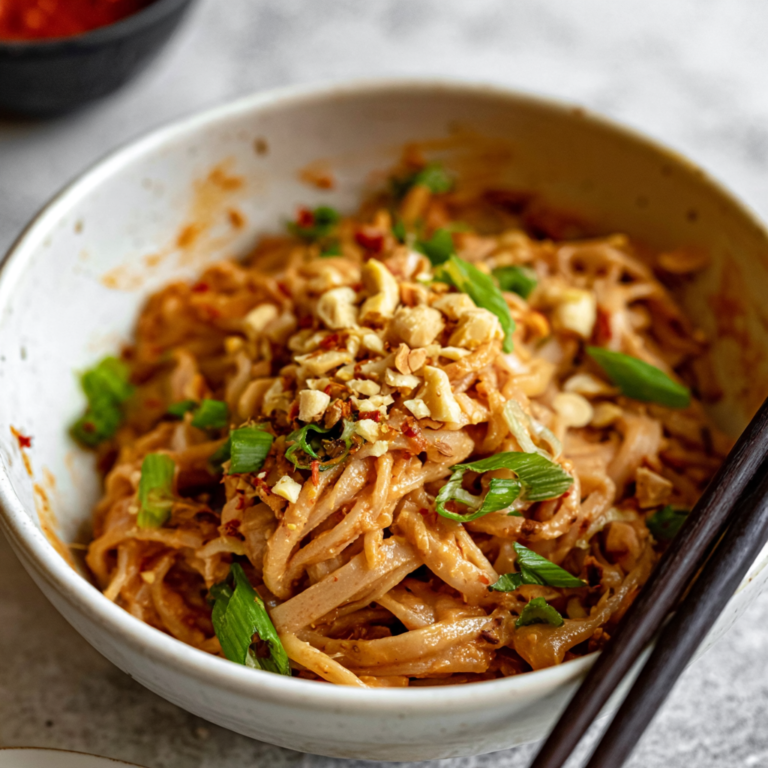 Spicy Peanut Butter Noodles