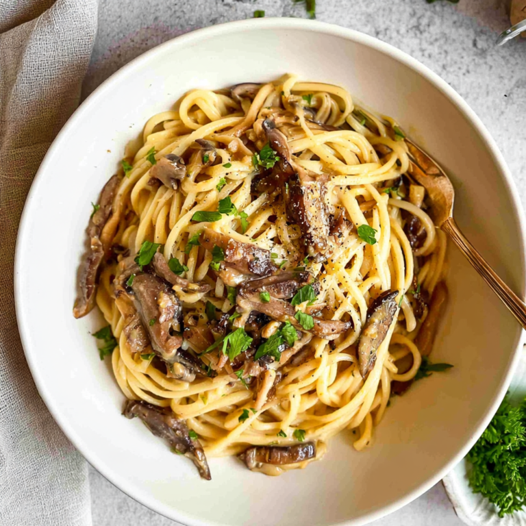 Miso Mushroom Pasta