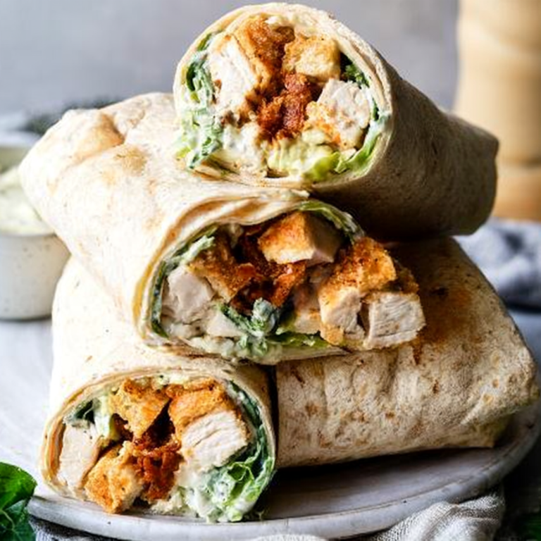 Chicken Caesar Wraps