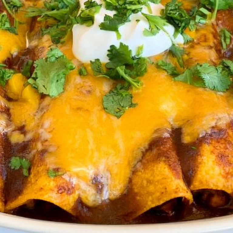 Corn Tortilla Enchiladas with Chicken Recipe