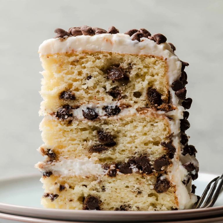 Cannoli Cake with Ricotta Frosting