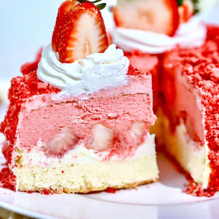Strawberry Crunch Cheesecake