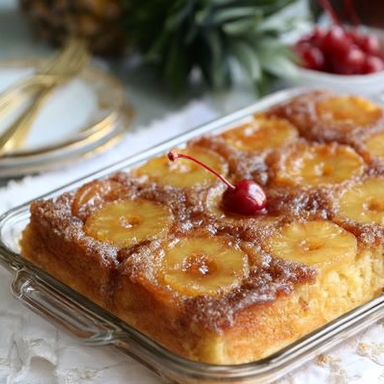 Old Fashioned Pineapple Upside Down Cake