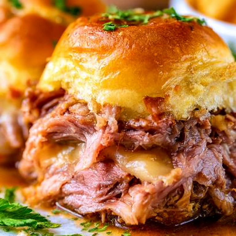 Easy French Dip Sliders Recipe