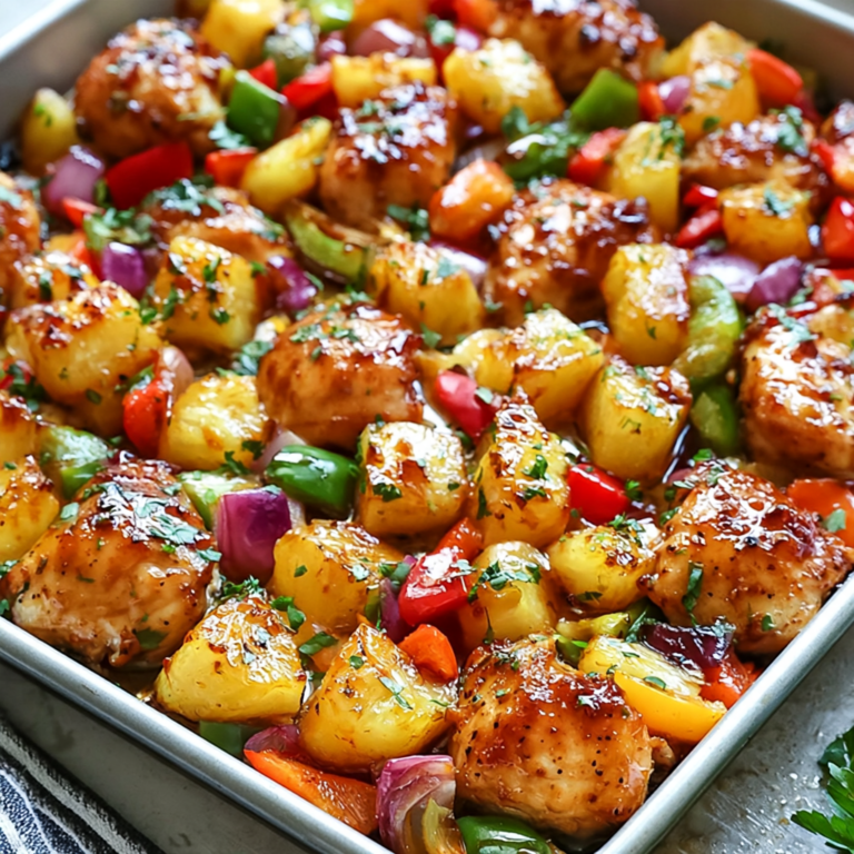 Hawaiian Chicken Sheet Pan Recipe