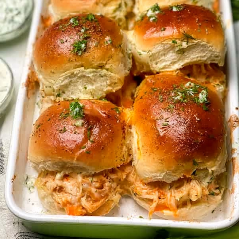 Spicy Buffalo Chicken Sliders