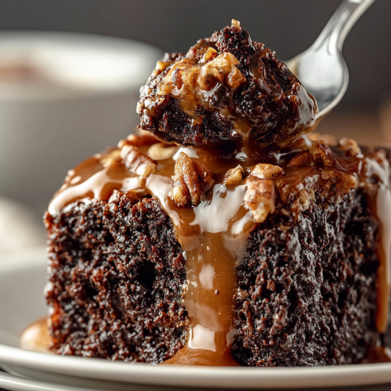 Turtle Poke Cake