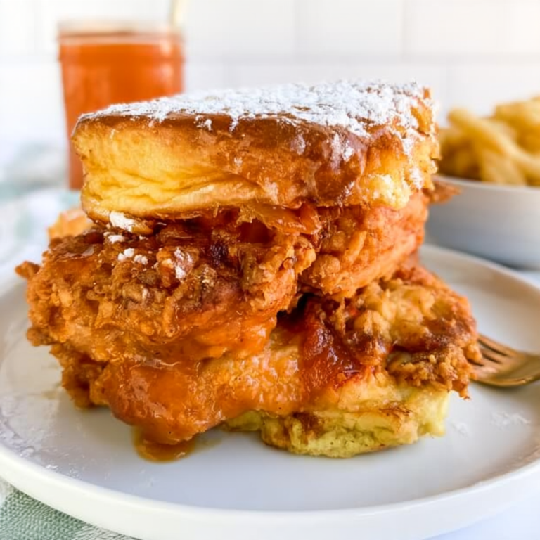 French Toast Fried Chicken Sandwich