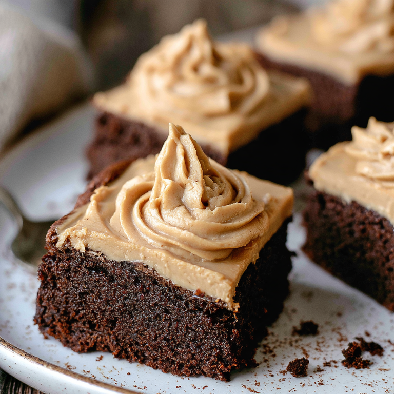 Frosted Coffee Brownies Recipe