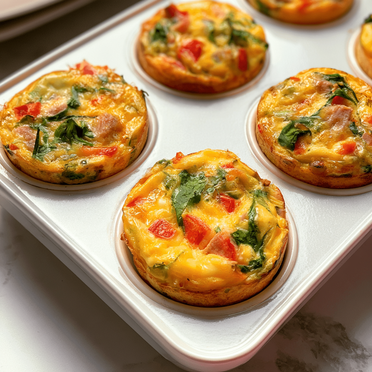 Egg Muffins With Turkey and Veggies Recipe
