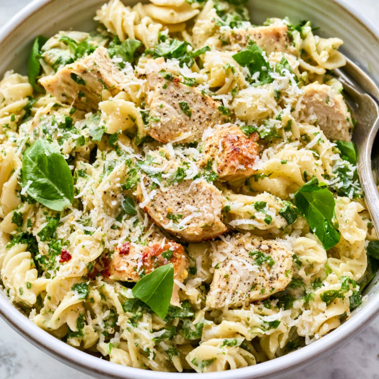 Herby Lemon Chicken Pasta Salad Recipe