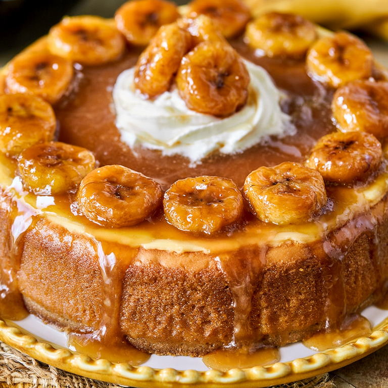 Bananas Foster Cheesecake