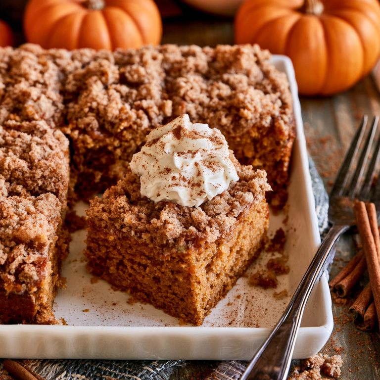 Pumpkin Coffee Cake Recipe
