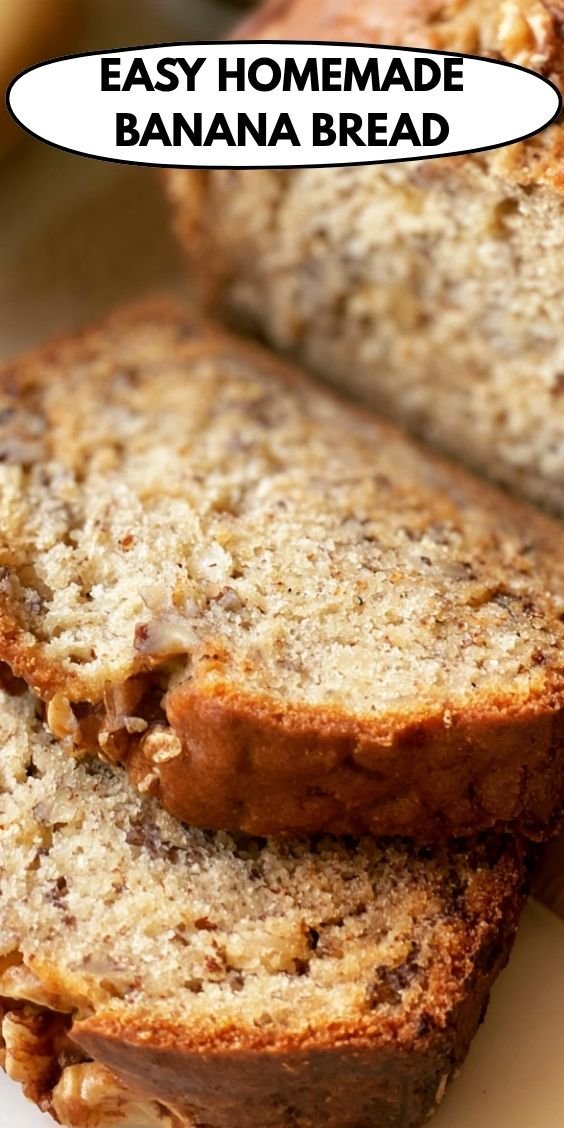 Best Banana Bread Recipe – Moist, Easy, and Homemade