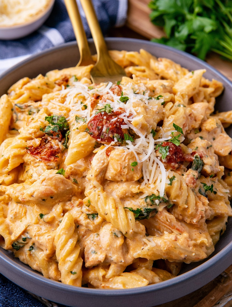 Crockpot Marry Me Chicken Pasta – Creamy Slow Cooker Dinner