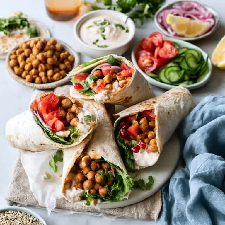 Chickpea Shawarma Wraps