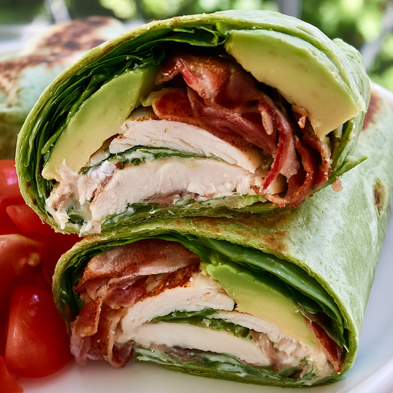 California Club Chicken Wraps